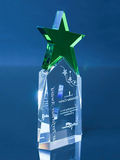 Brilliance Award - Green Crystal
