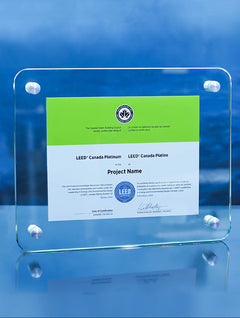 Clarity Glass Certificate Frame