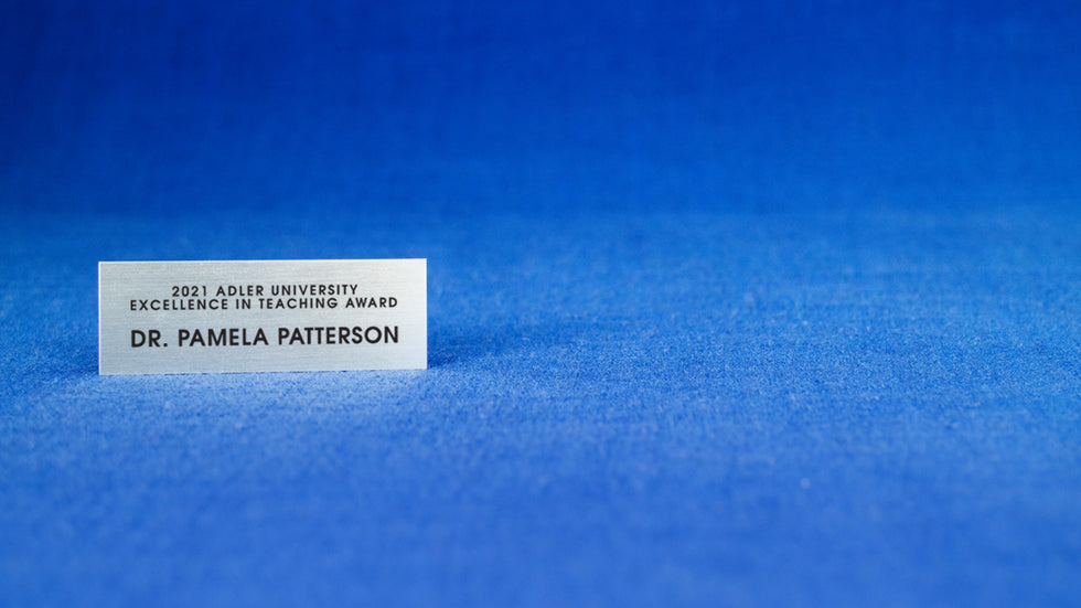 Silver Metal Nameplate