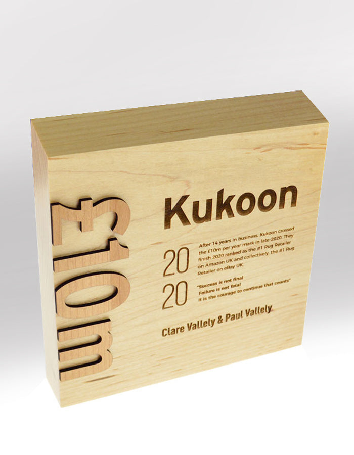 Custom Sunwood Financial Tombstone