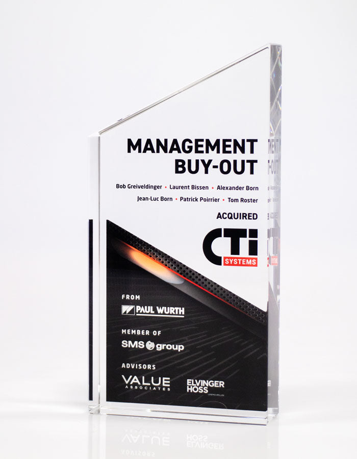 Crystal Manhattan Award - Deal Toy