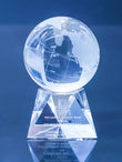 Crystal Globe Award with engraving