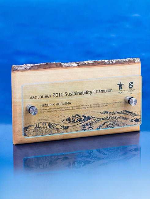Canopy Wall Plaque - Salvaged Maple