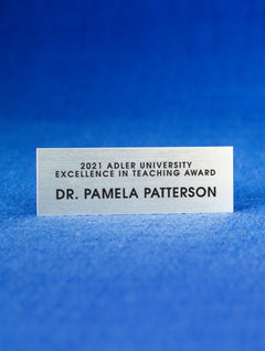 Silver Metal Nameplate