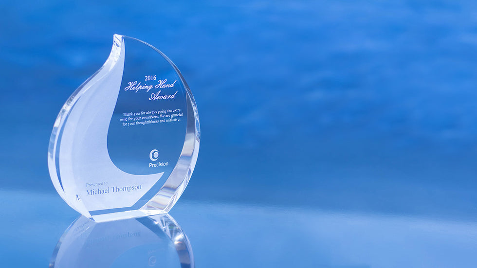 Streamline Crystal Award