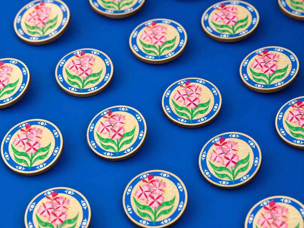 Wood Lapel Pins