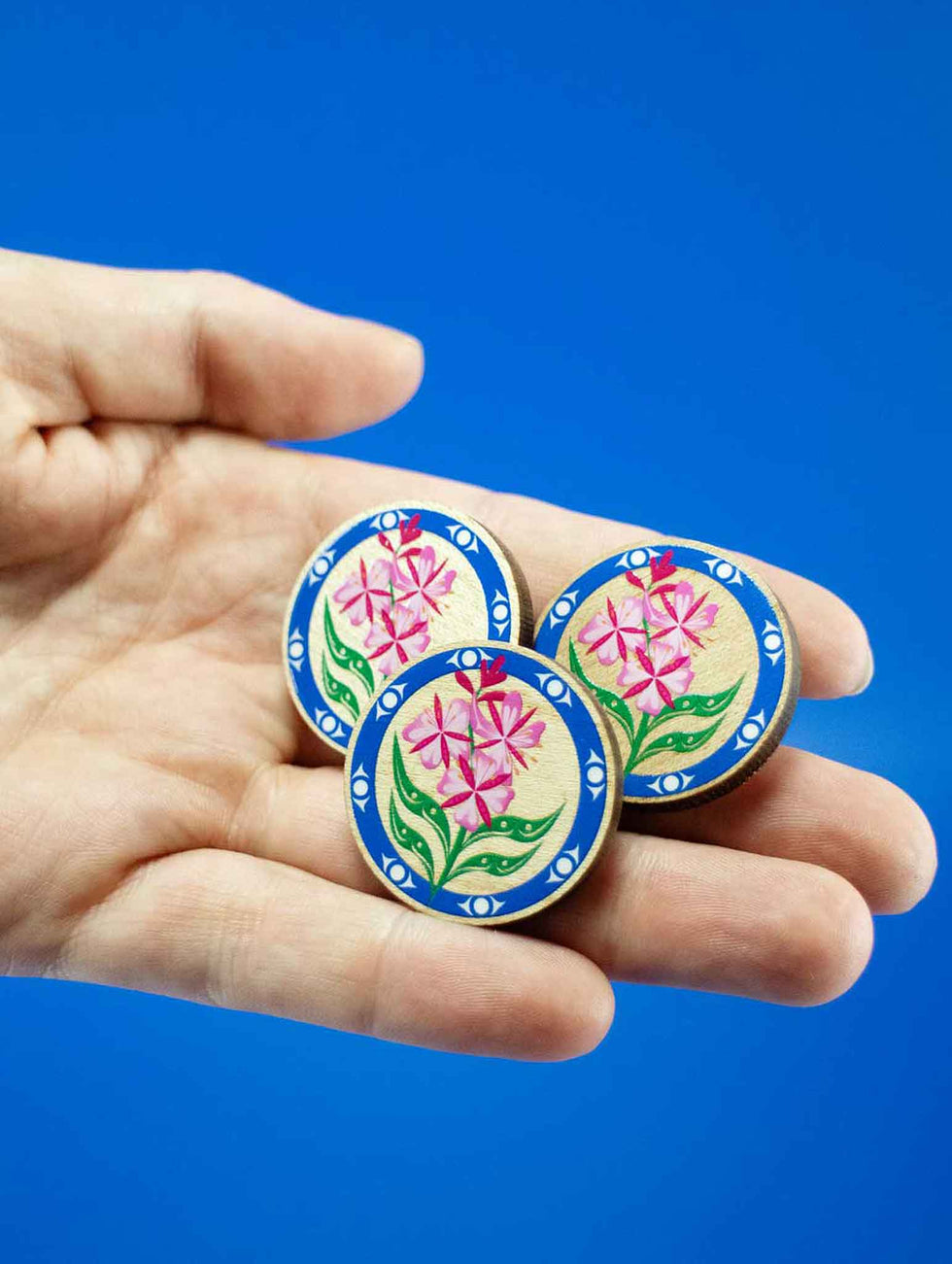 Wood Lapel Pins