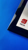 Close up video of Black Glass Plaque with Brushed Silver Metal Nameplate. Includes full colour custom printed rapics and logos